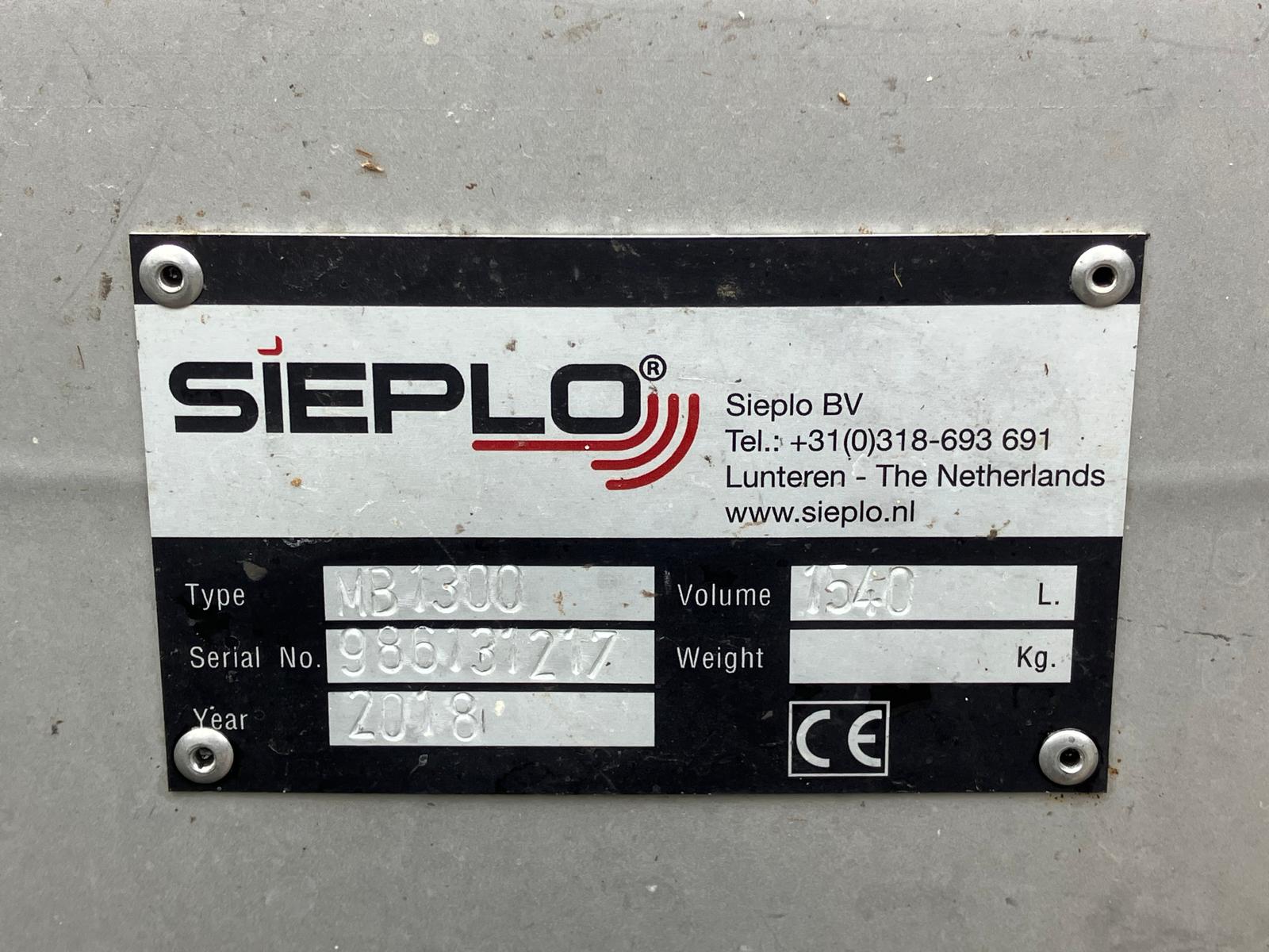Sieplo MB1300 mengvoerbak - Image 7